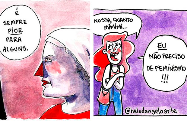 Ilustradora cria quadrinhos para quem diz que ‘não precisa do feminismo’