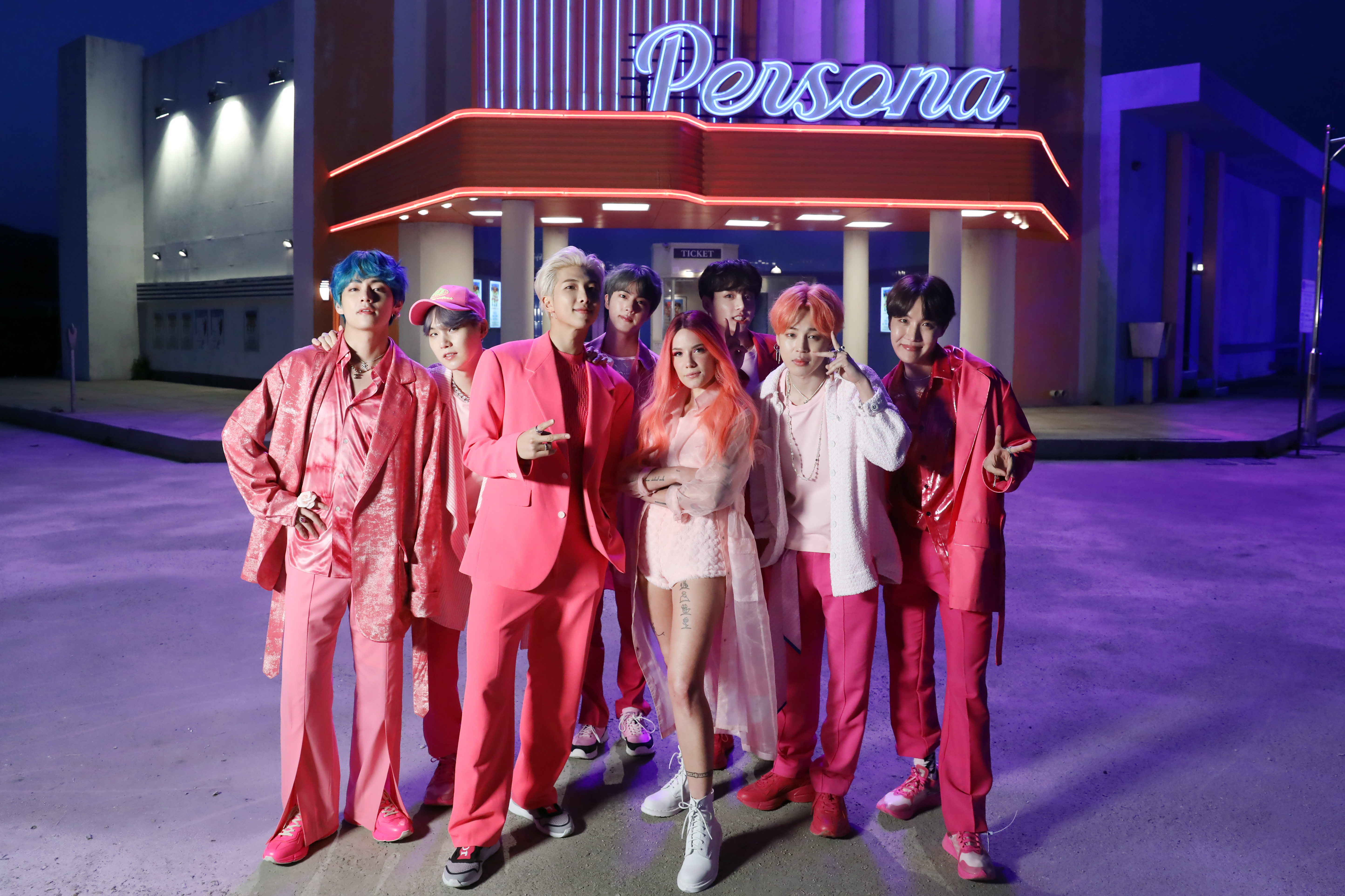 BTS and Halsey BTS and Halsey