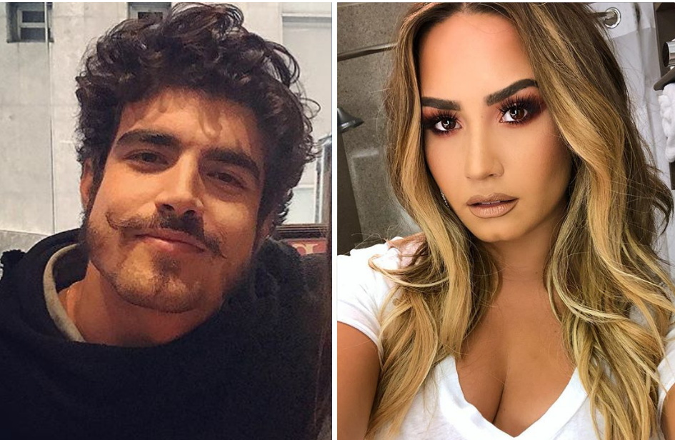 Demi Lovato começa a seguir Caio Castro no Instagram. Oi?