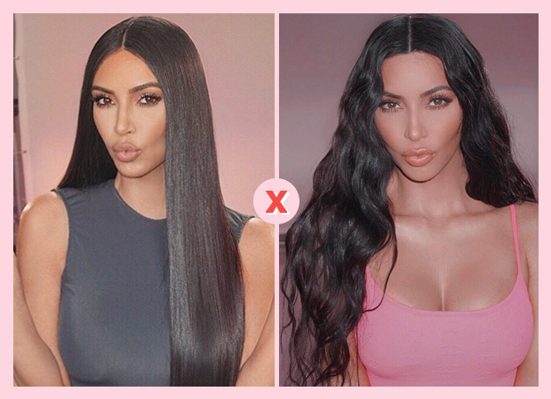cabelo-liso-ondulado-kim-kardashian cabelo-liso-ondulado-kim-kardashian