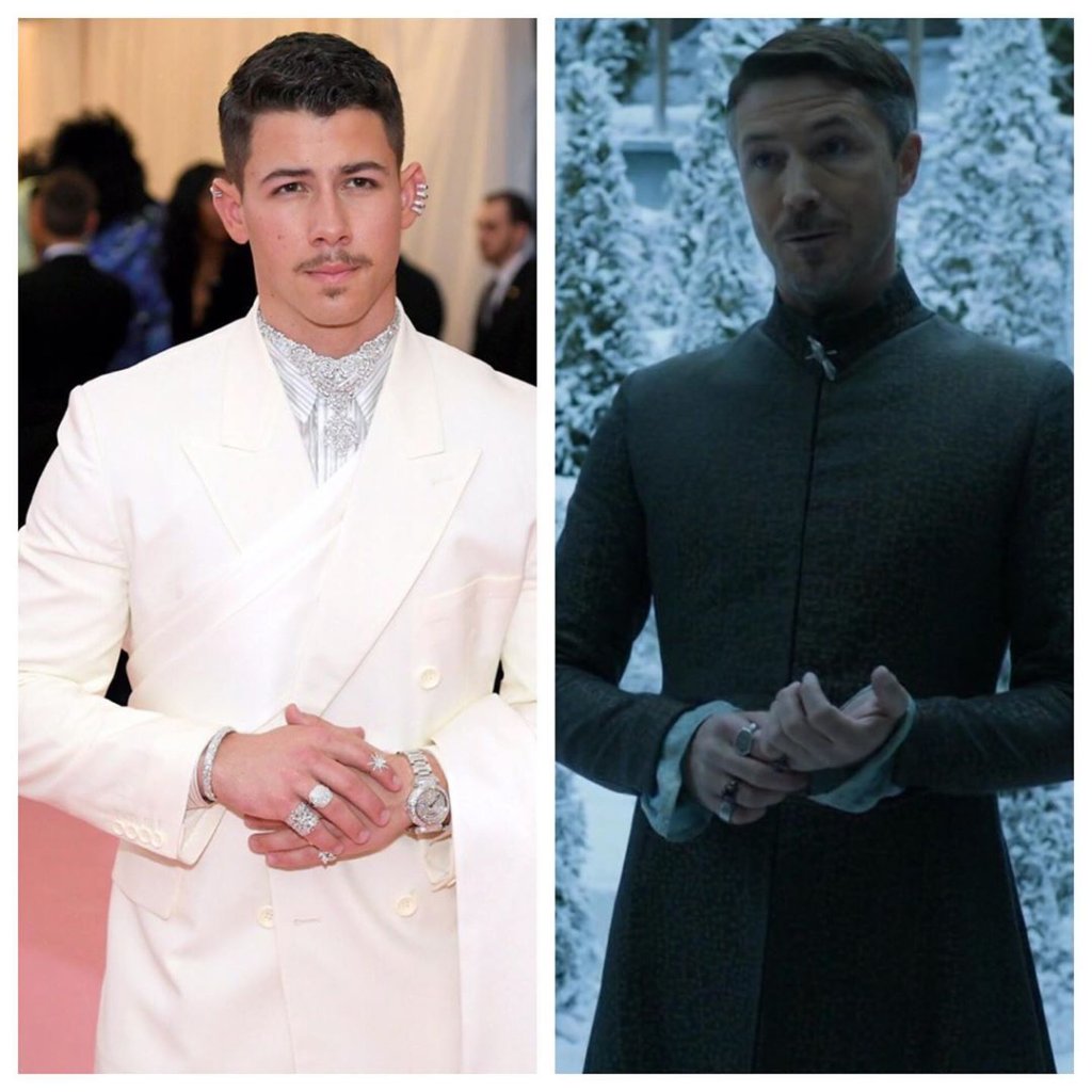 Nick Jonas encarna personagem de Game of Thrones e Sophie Turner responde