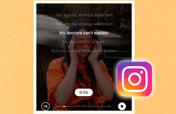Lyric video? Agora dá pra postar letras de música nos Stories do Instagram
