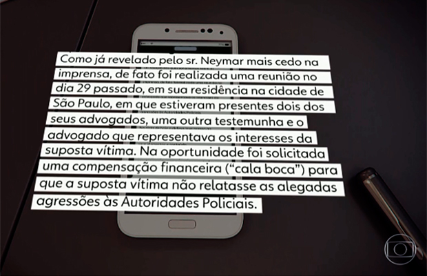 Caso Neymar: advogado de vítima abadona o caso e chama jogador de “protegido”