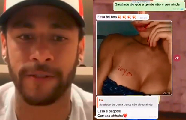 Neymar fala sobre acusação de estupro e expõe conversas de WhatsApp