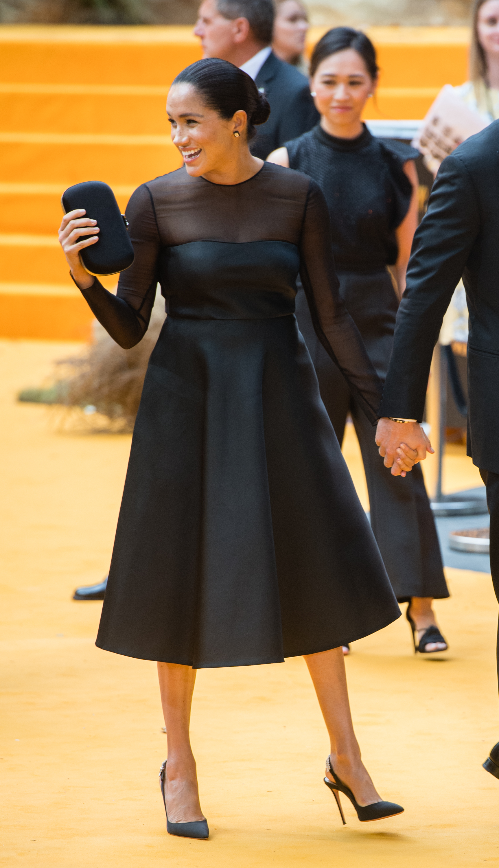 Meghan Markle na première de “O Rei Leão” em Londres