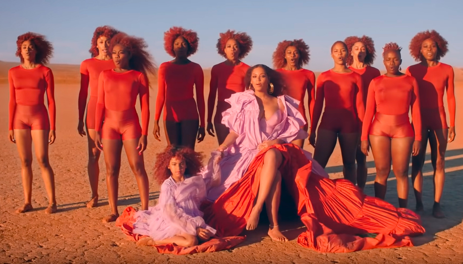 A internet pirou com Blue Ivy ruiva no clipe de Spirit, da Beyoncé!