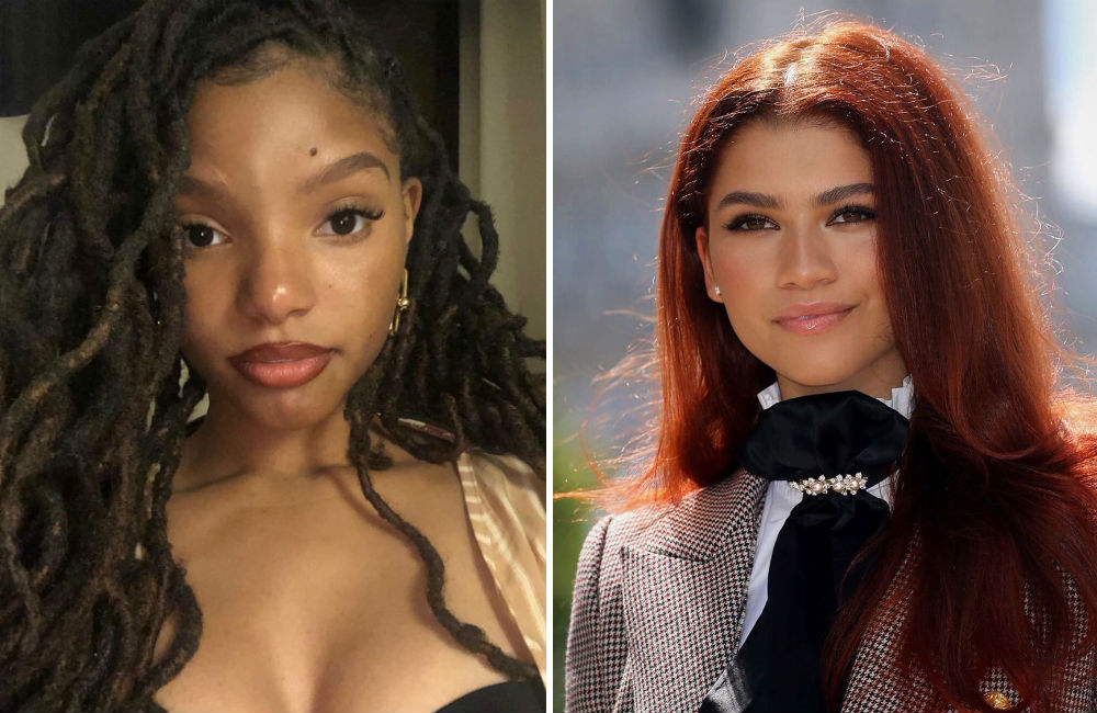 Fofas! Zendaya parabeniza Halle Bailey por papel em A Pequena Sereia