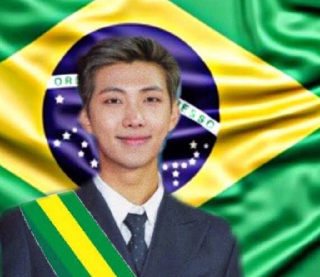 A ARMY já quer que RM, do BTS, se torne presidente do Brasil