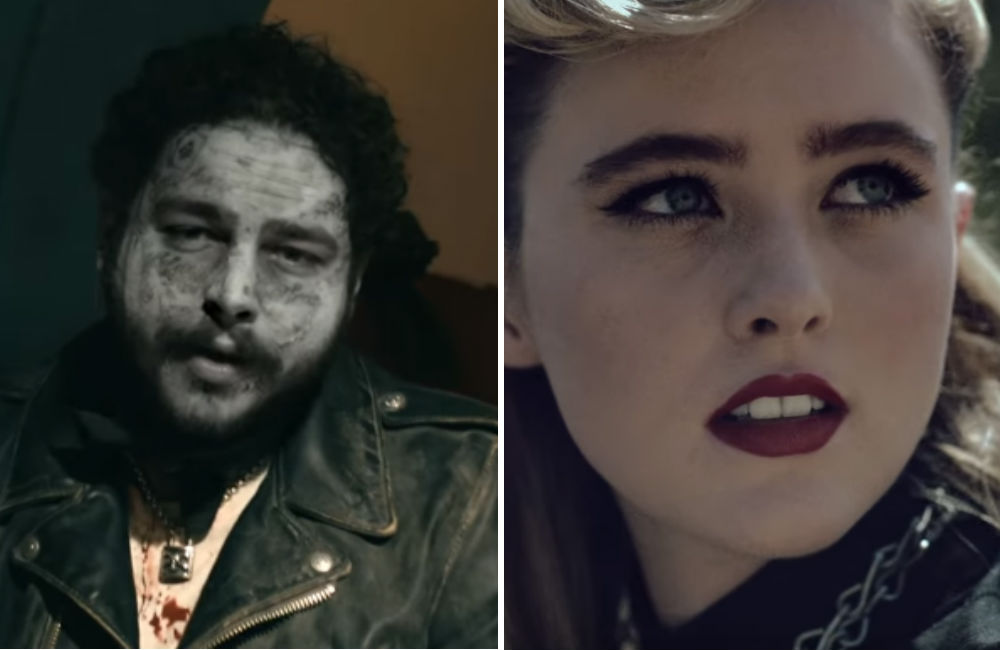 Goodbyes: Post Malone é um zumbi em clipe com atriz de The Society