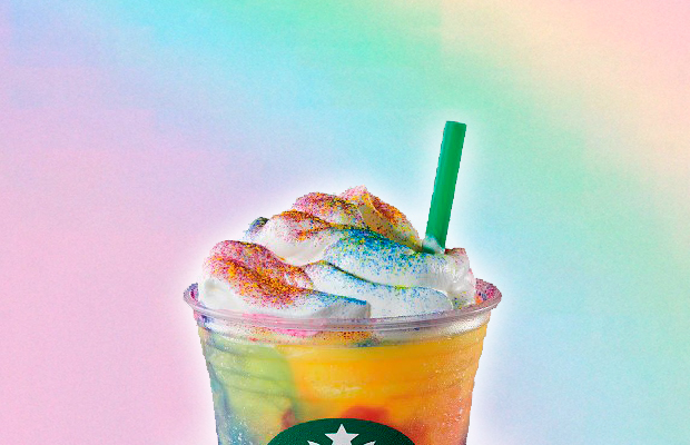 O Frappuccino mais colorido e good vibes do mundo chega à Starbucks Brasil