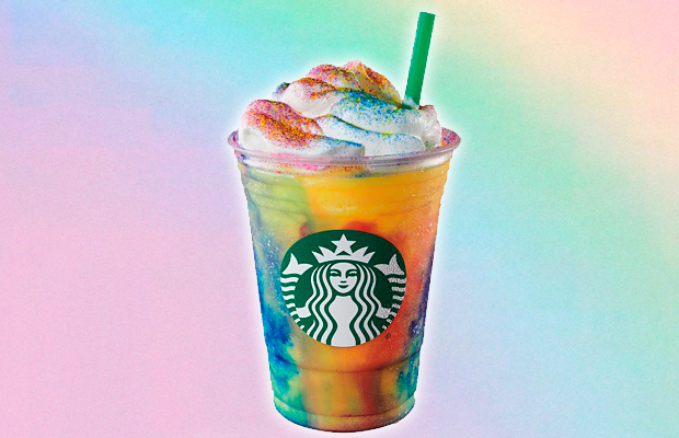 O Frappuccino mais colorido e good vibes do mundo chega à Starbucks!