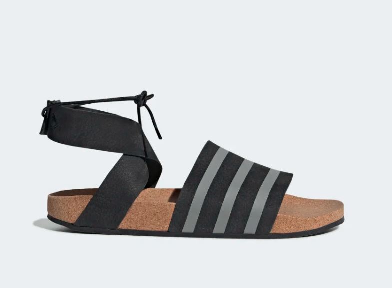 Adidas lança sandália Adilette que amarra no tornozelo