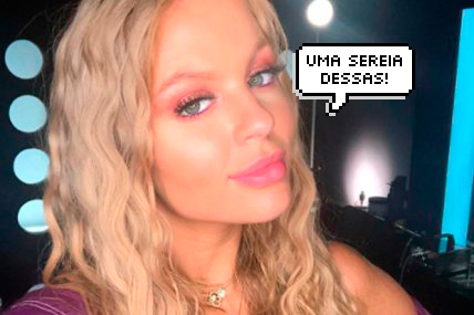 Luísa Sonza aparece vestida de sereia – com cabelo rosa e tudo!