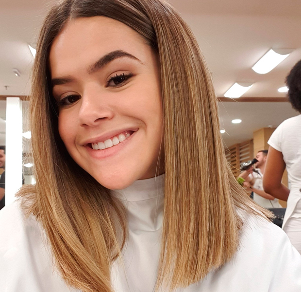 Maisa Silva ficou linda com o cabelo frisado no maior estilo triondas!