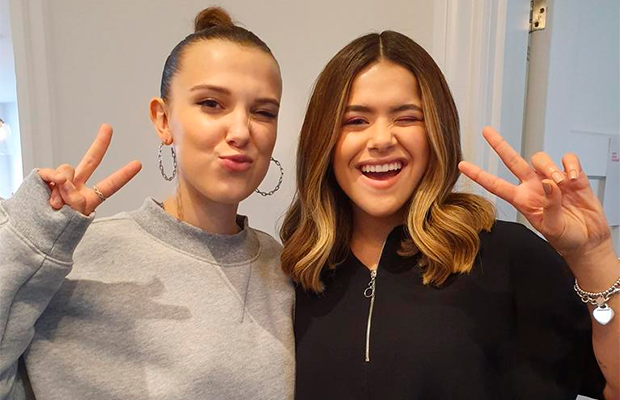 Maisa e Millie Bobby Brown se encontram em Londres e estão muito “migas”