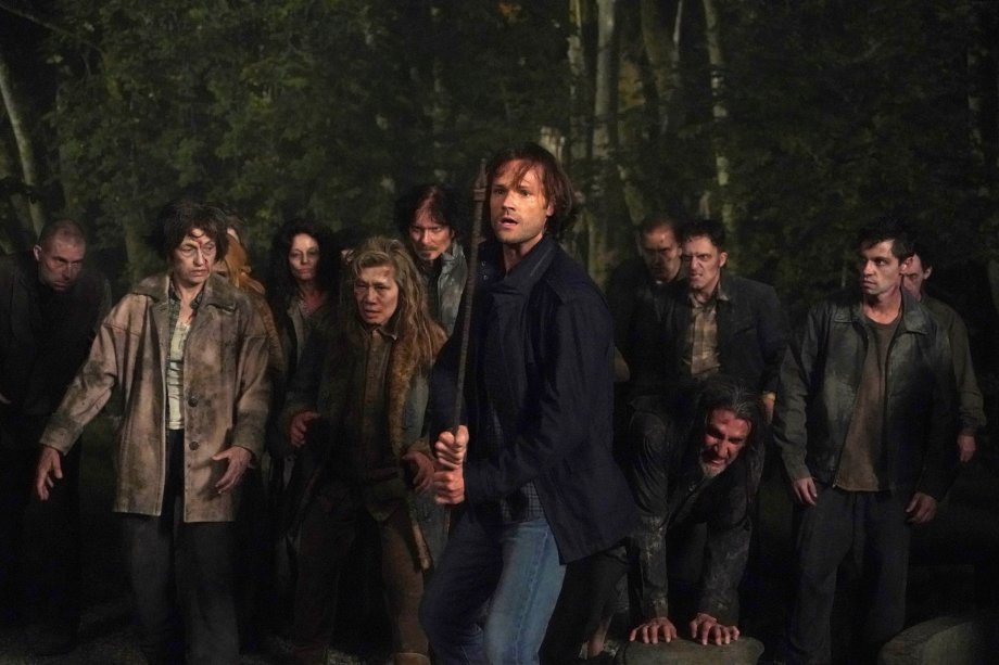 Sam no primeiro episódio da 15ª e última temporada de Supernatural Sam no primeiro episódio da 15ª e última temporada de Supernatural