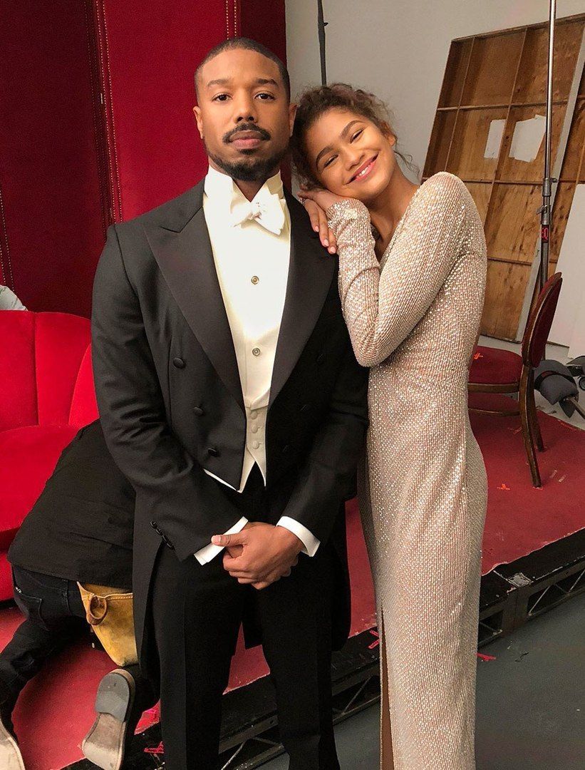 Zendaya usou mesmo terno que Michael B. Jordan, e ele teve a melhor reação