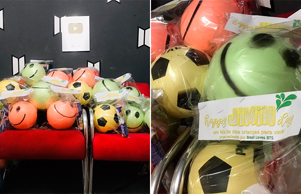 Fã-clube brasileiro do BTS promove ação voluntária no Dia das Crianças