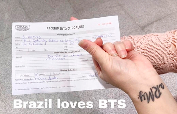 Fã-clube brasileiro do BTS promove ação voluntária no Dia das Crianças