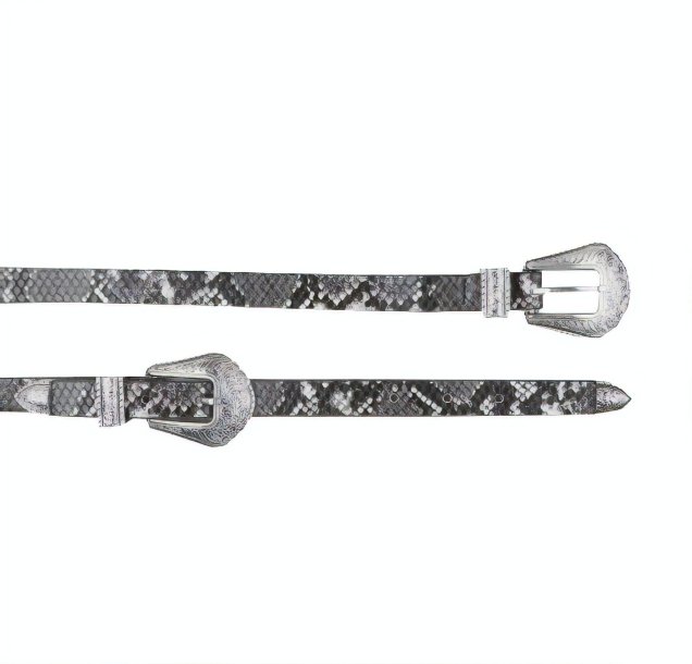 Cinto com estampa de cobra da C&A (R$ 49,99*). Cinto com estampa de cobra da C&A (R$ 49,99*).