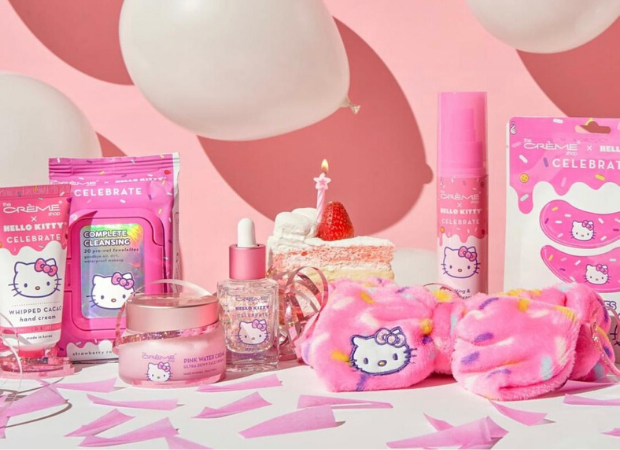 Esta coleção de produtos para pele inspirada na Hello Kitty é tão linda!