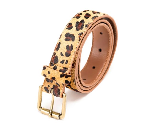 Cinto animal print da Sonho dos Pés (R$ 79,90*). Cinto animal print da Sonho dos Pés (R$ 79,90*).