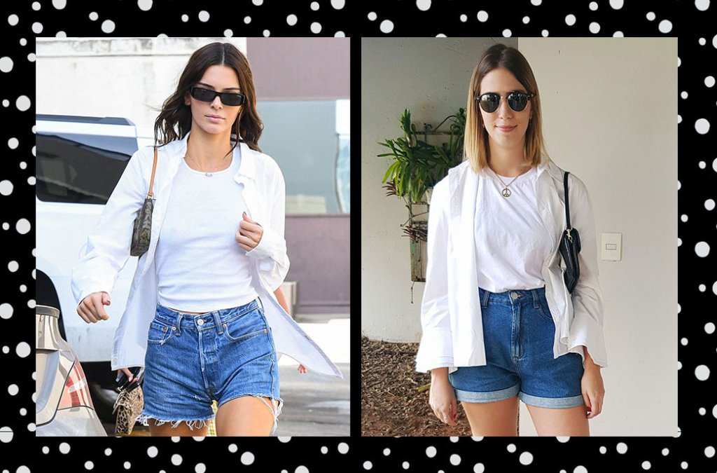 Reproduzi 5 looks das famosas com papete usando minhas próprias roupas