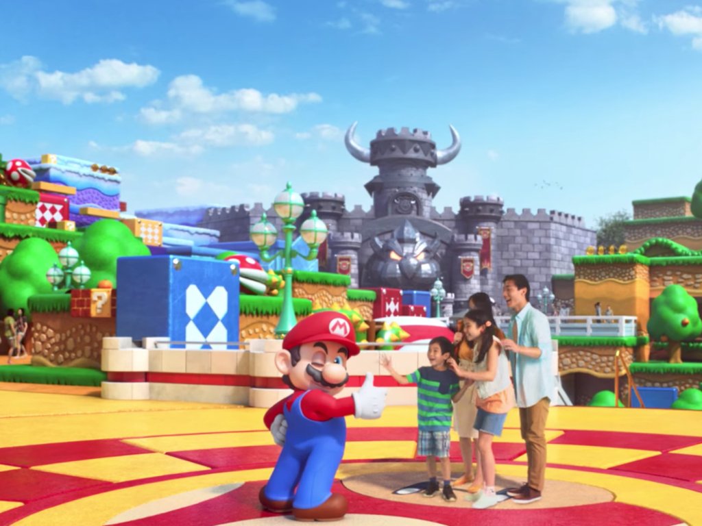 Reveladas primeiras imagens do Super Nintendo World, novidade do Universal