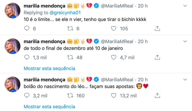 Marília Mendonça Twitter