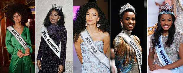 2019 termina com beleza negra reinando nos concursos de beleza pelo mundo