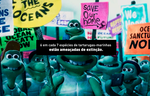 Giovanna Lancelotti participa de animação para salvar os oceanos