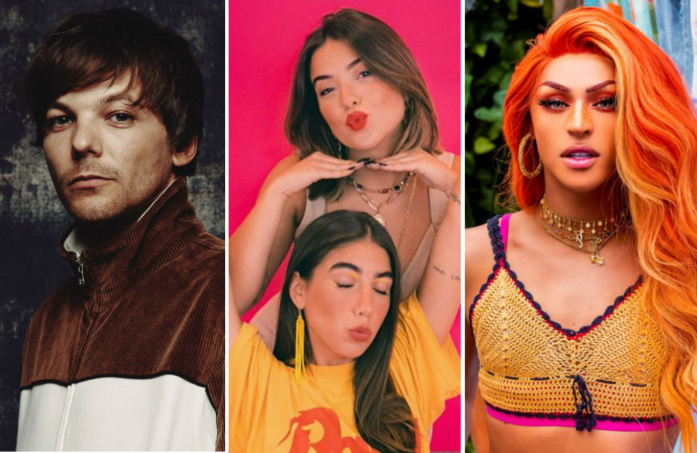 Louis Tomlinson, Pabllo Vittar e Clara x Sofia têm novidades musicais