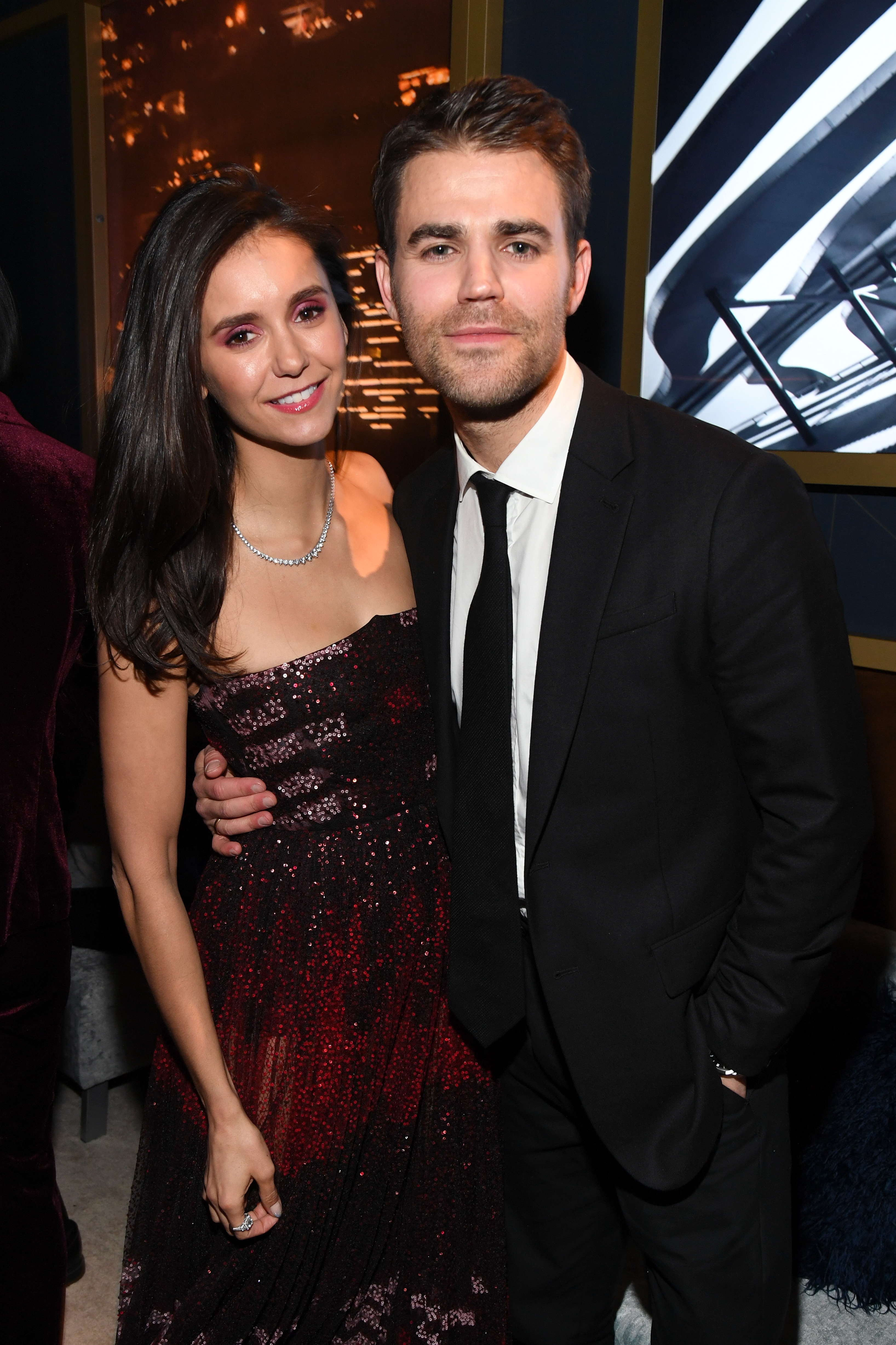 nina-dobrev-paul-wesley-globo-de-ouro