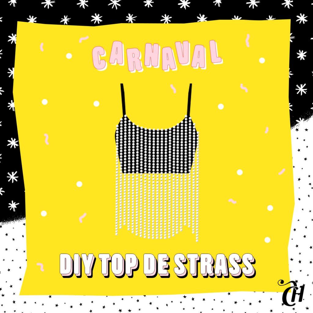 DIY de Carnaval: aprenda a fazer um top de strass para arrasar na folia