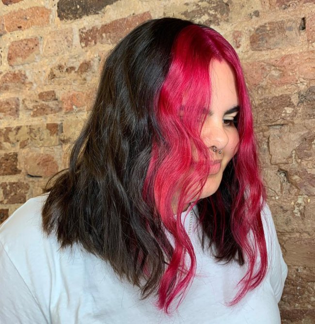 Cabelo bicolor duas cores 4