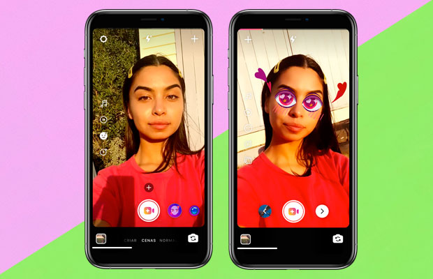 Instagram: agora dá para usar os efeitos dos Stories também nos Cenas!