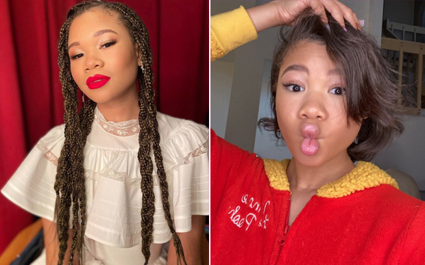 Storm Reid cabelo curto