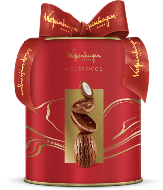 Ovo 4 Clássicos Kopenhagen (350g R$ 119,90*; 650g R$ 199,90*)