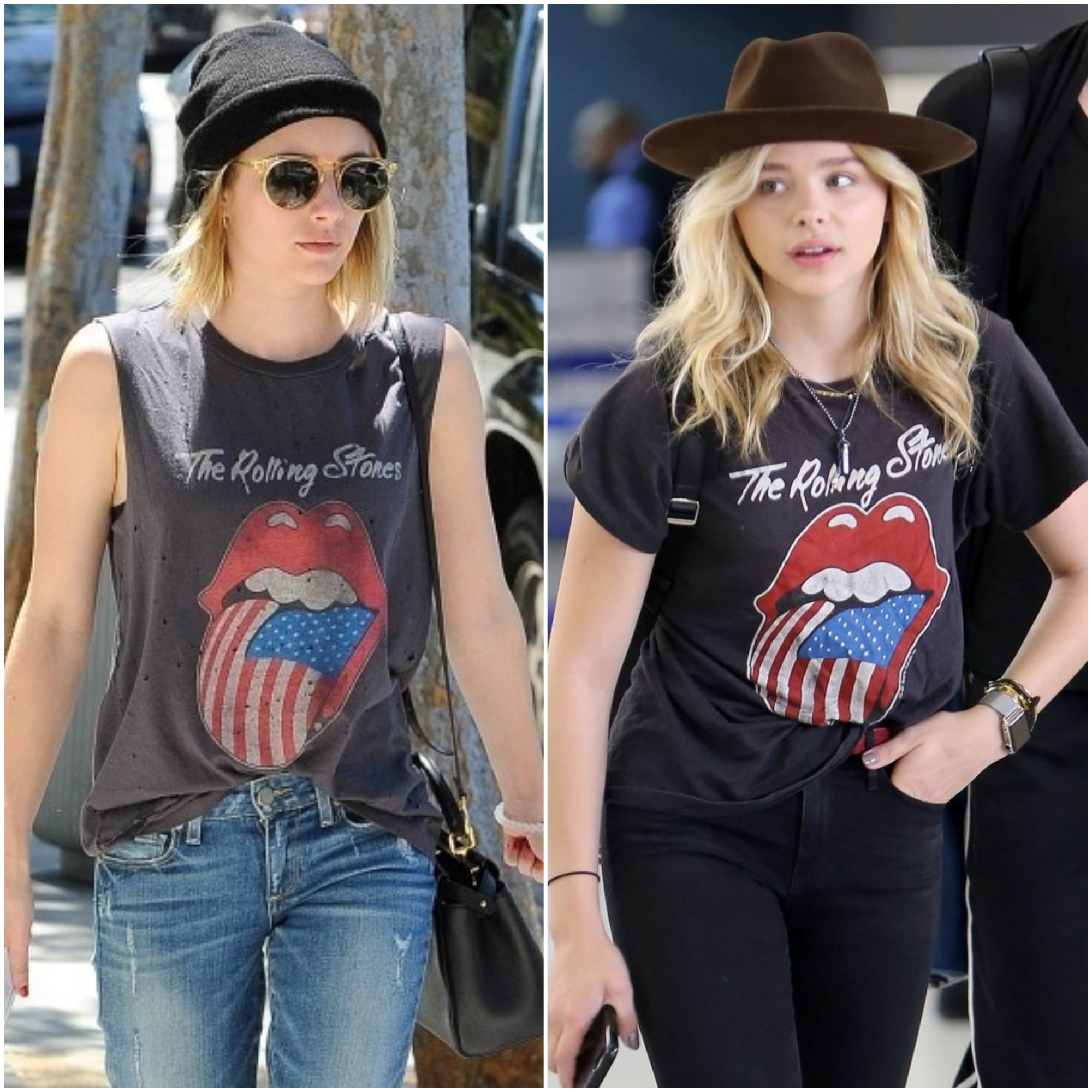 emma-roberts-chloe-grace-moretz-rolling-stones Emma Roberts e Chloe Grace Moretz