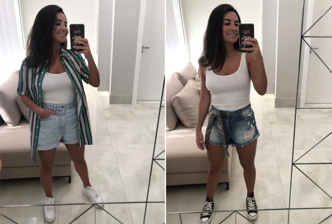 Looks com regata branca