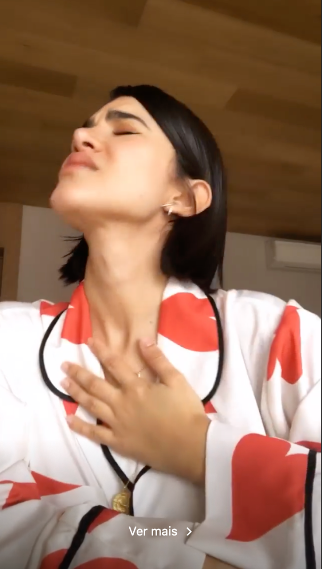 Manu Gavassi pijama de coracao 2