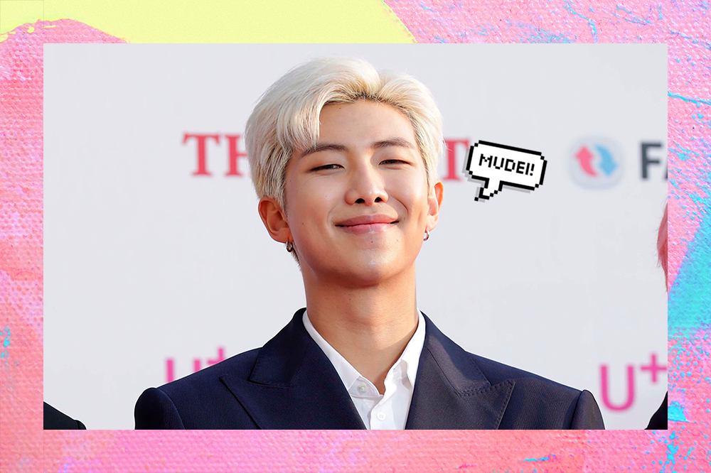 RM, do BTS, pintou o cabelo de azul – e os fãs piraram!