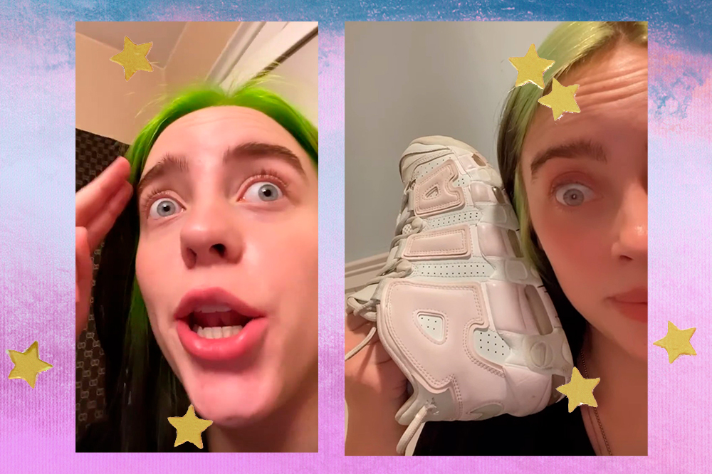 O tênis da Billie Eilish é rosa ou verde? Essa é a nova dúvida da internet