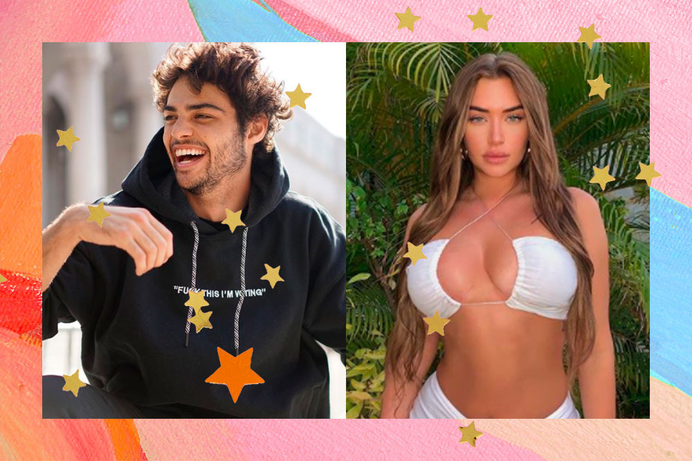 Noah Centineo e Stassie usam fantasia de casal e são vistos de mãos dadas