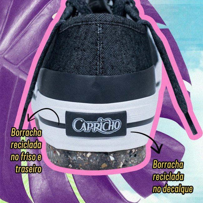 Re-mix, tênis sustentável da CAPRICHO Shoes Re-mix, tênis sustentável da CAPRICHO Shoes