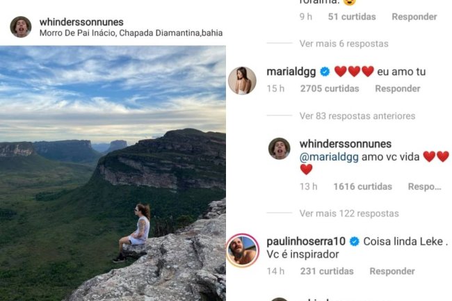 comentario-whindersson-apelido-namorada Comentário de Maria na foto de Whindersson