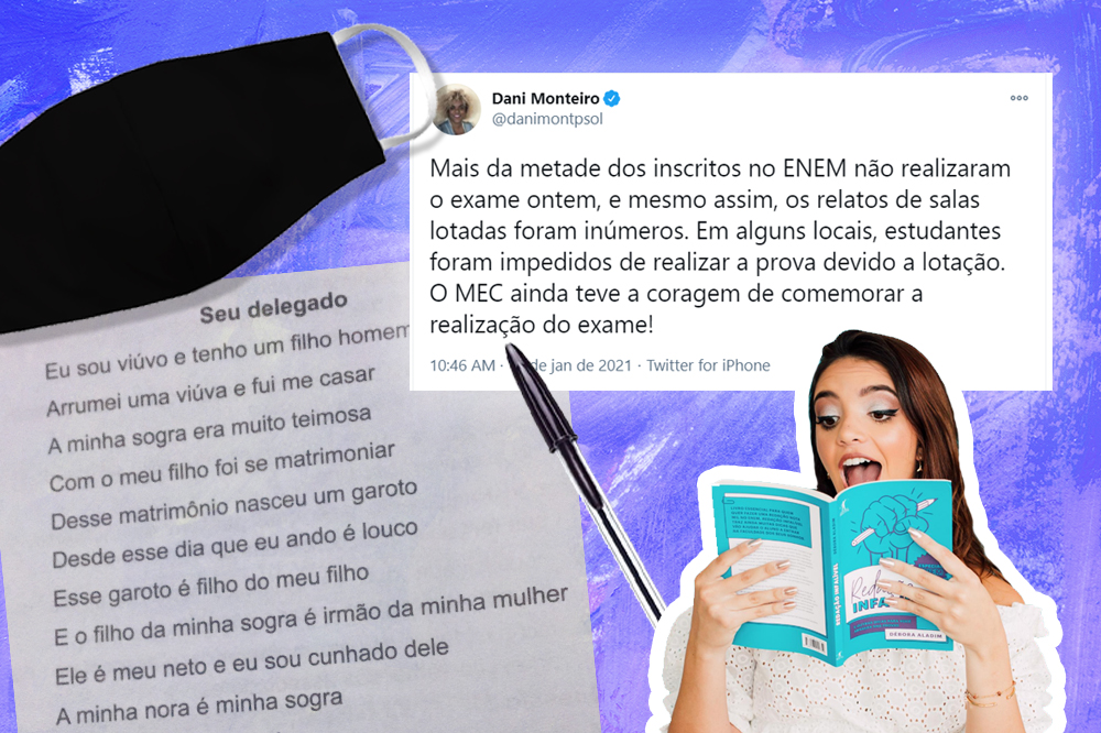 Saldo do Enem: 1º dia tem recorde de abstenção, aglomeração e "delegado"