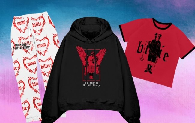 Coleção de roupas de Billie Eilish Coleção de roupas de Billie Eilish