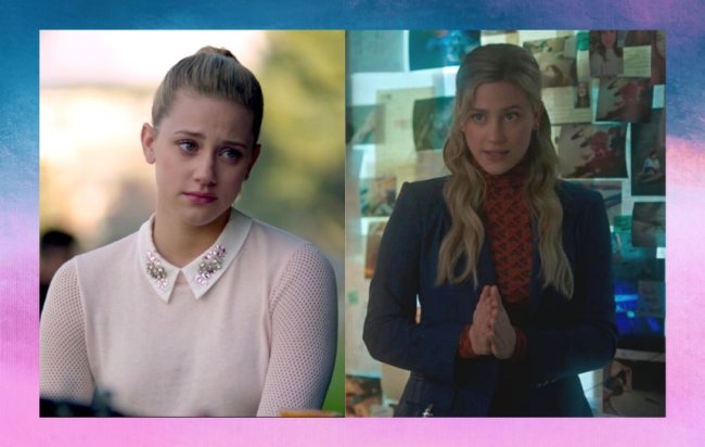 Betty Cooper na fase atual aposta em looks mais sérios