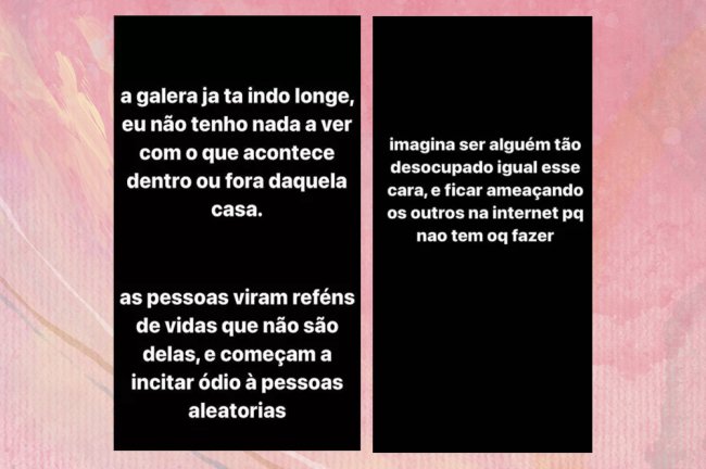 stories-filho-karol-conka stories no Instagram da Karol Conká feito pelo Filho, Jorge.